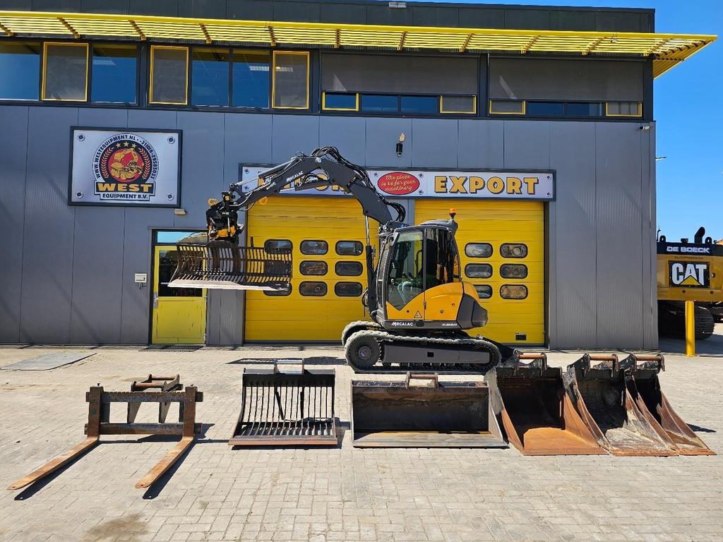 Mecalac 8 MCR * État comme neuf * WE1671, Articles professionnels, Machines & Construction | Grues & Excavatrices, Excavatrice