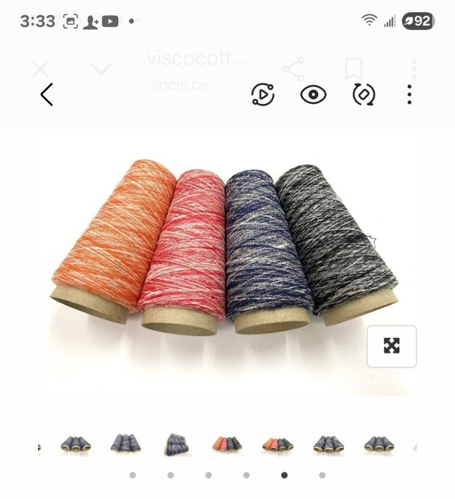 19 bobines orange fils Bart&francis tissage tricot, Enlèvement ou Envoi, Neuf, Fil ou Aiguille(s)