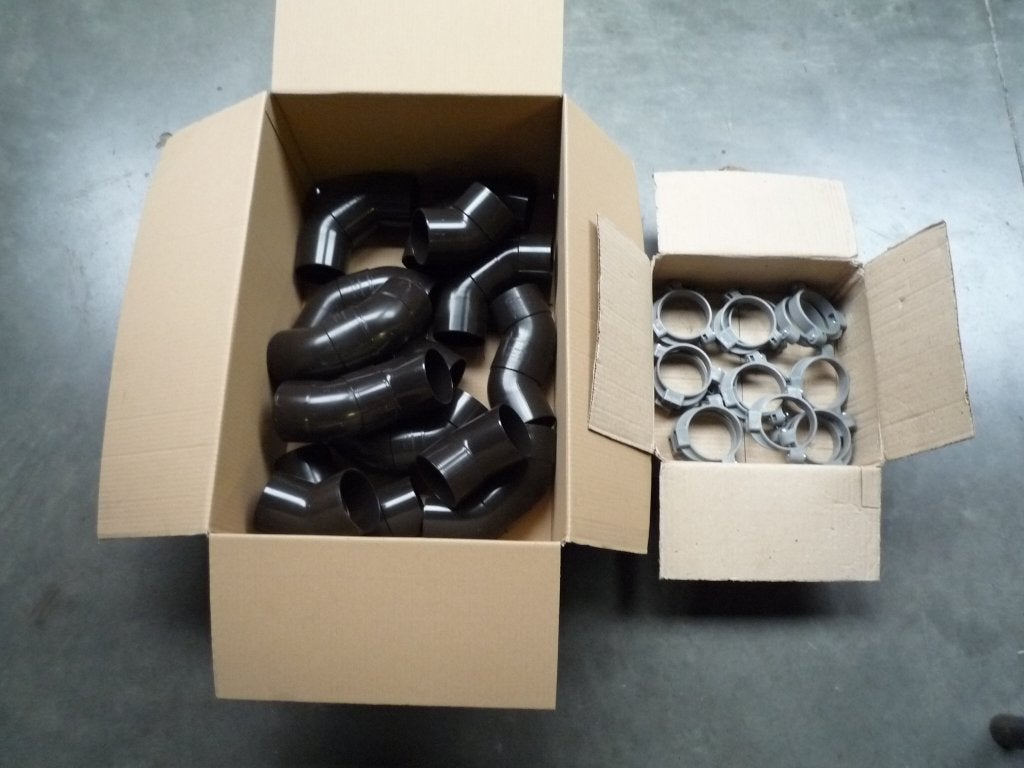 pvc bochten - pvc beugels, Ophalen, Bochten, Nieuw, PVC