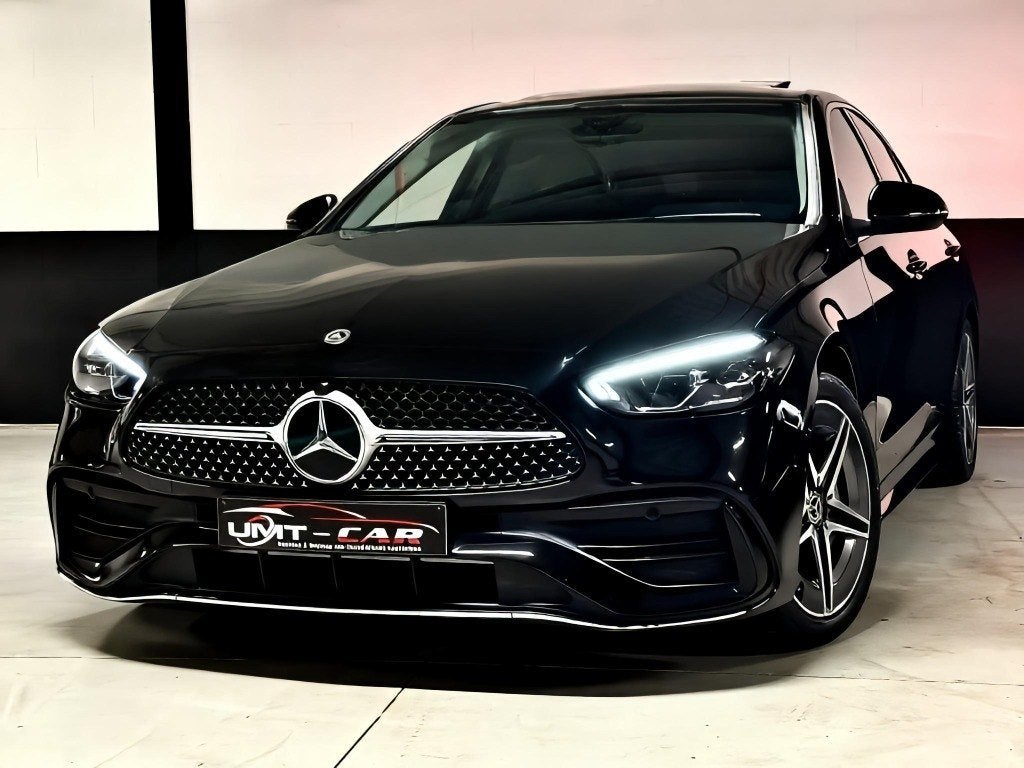 *MERCEDES C220d AMG LINE*NIEUWSTAAT*75.000KM*MET GARANTIE*✅, Auto's, Mercedes-Benz, Automaat, Achterwielaandrijving, 4 cilinders