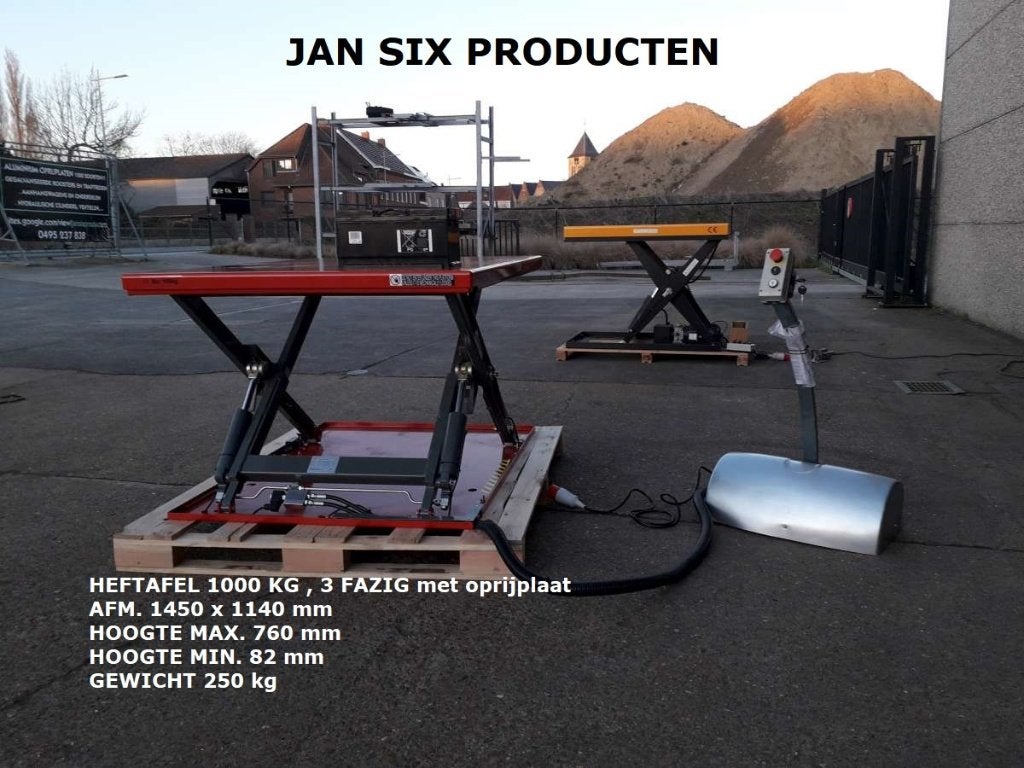 NR 13 HEFTAFEL LAGE VERSIE AFM. 1450 x 1140 CAP. 1000 KG, Ophalen, Nieuw