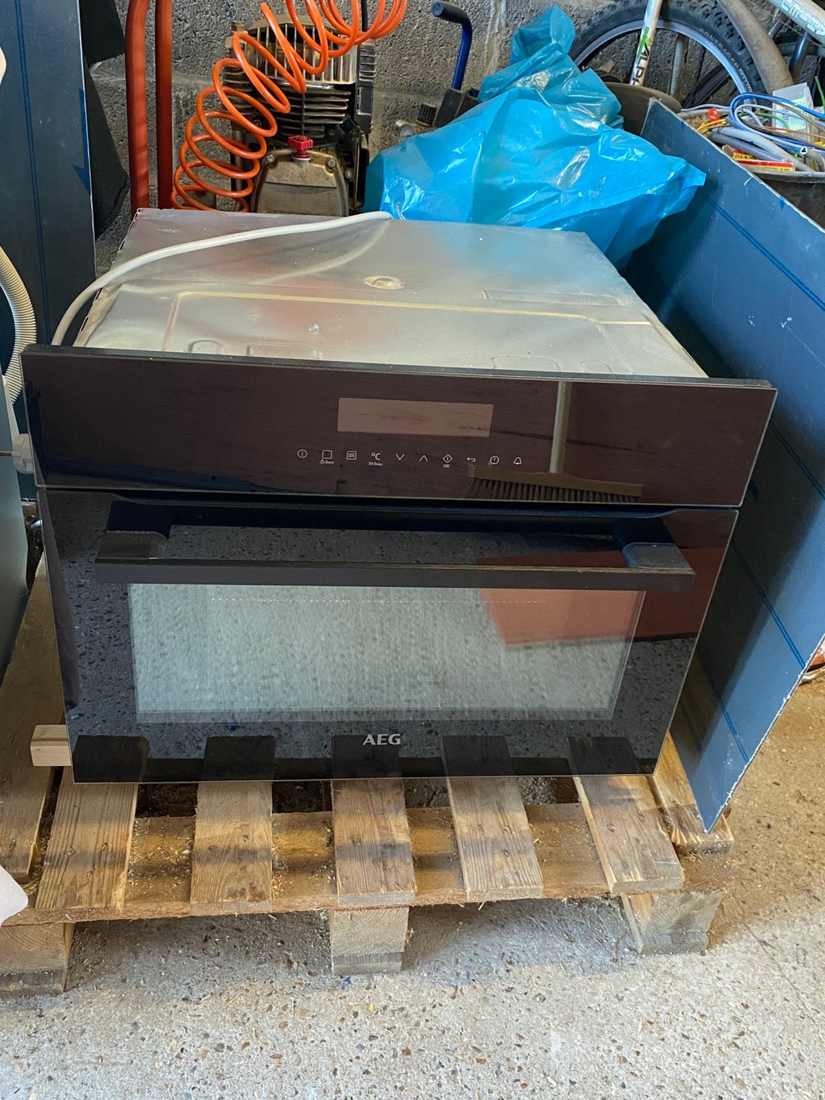 Combi microgolf 45 cm hoog, Elektronische apparatuur, Microgolfovens, Zo goed als nieuw, Inbouw, Combi-microgolfoven, 45 tot 60 cm