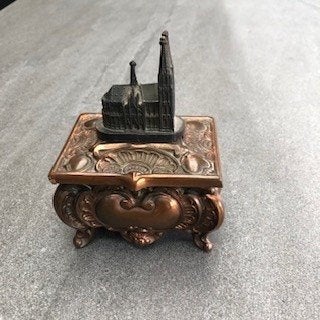 Vintage muziekdoos/sieradenkistje Dom van Keulen, Ophalen of Verzenden