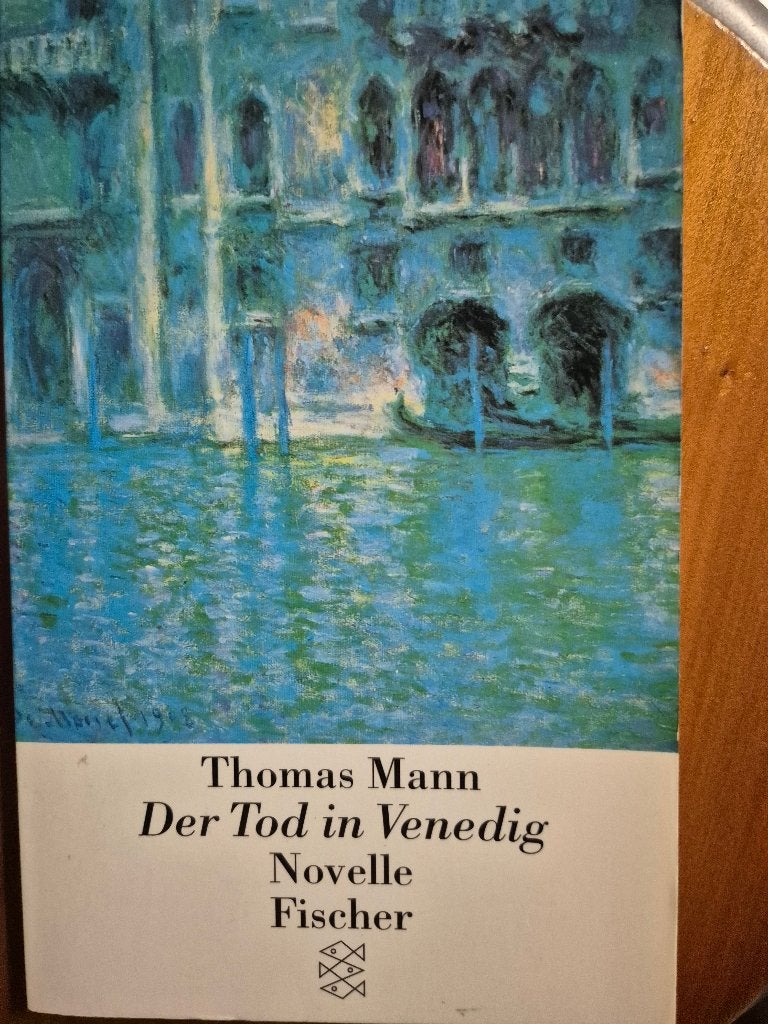 Thomas mann der tod in venedig - duitstalig, Ophalen of Verzenden