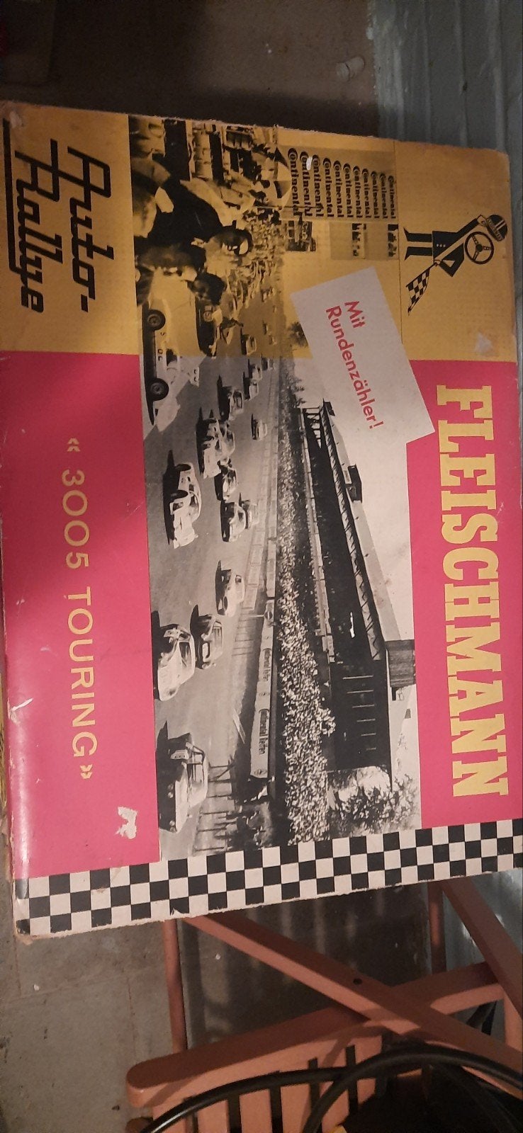 Circuit de course Fleischmann+4 voitures, Enlèvement, Comme neuf, Voitures