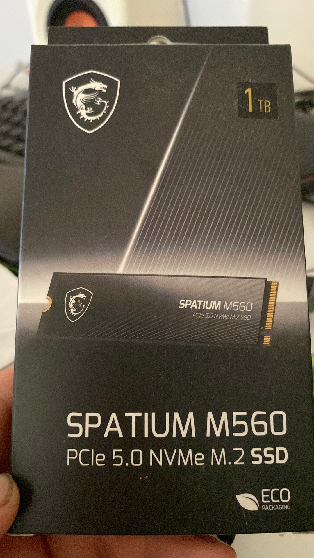 MSI Nvme 5.0 SSD 1 TB Nieuw, Computers en Software, Harde schijven, Ophalen, Intern, SSD, Nieuw