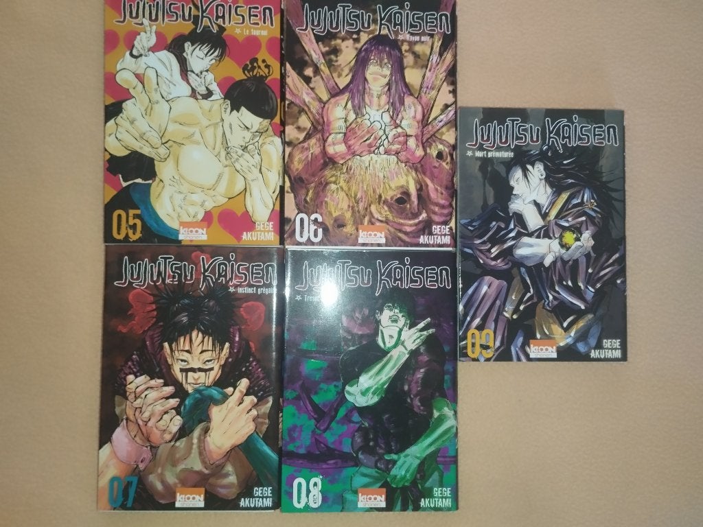 Lot JJK Tomes 5 à 9  État Impeccable / Neuf (Collectionneur), Série complète ou Série, Enlèvement, Neuf