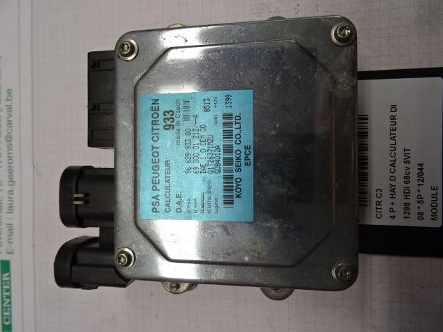UNITE ELECTRONIQUE Citroën C3 (FC / FL / FT) (9662993380), Citroën, Mevr. I. Hauben, Utilisé, Rue de l'Espoir 34 34
4030  GRIVEGNÉE, BE