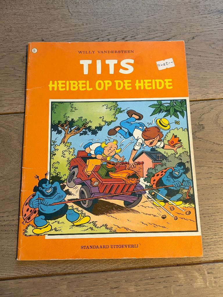 Tits - 11 - Heibel op de heide, Boeken, Eén stripboek, Ophalen of Verzenden, Gelezen, Willy Vandersteen
