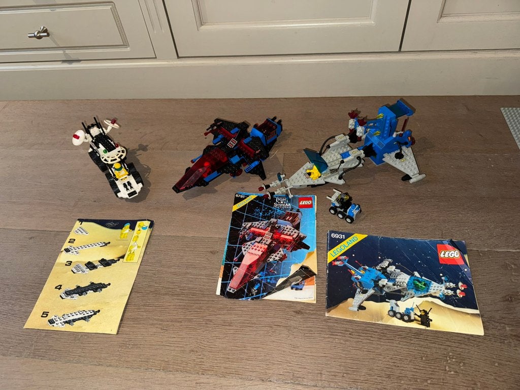 Lego Vintage space lot, Enlèvement ou Envoi, Lego, Ensemble complet, Instructions incluses