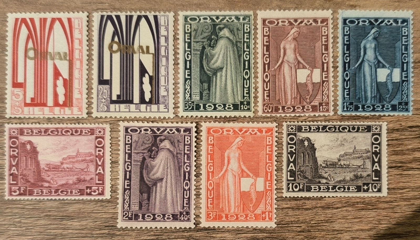 Eerste Orval *, Postzegels en Munten, Ophalen of Verzenden, Postfris, Spoor van plakker