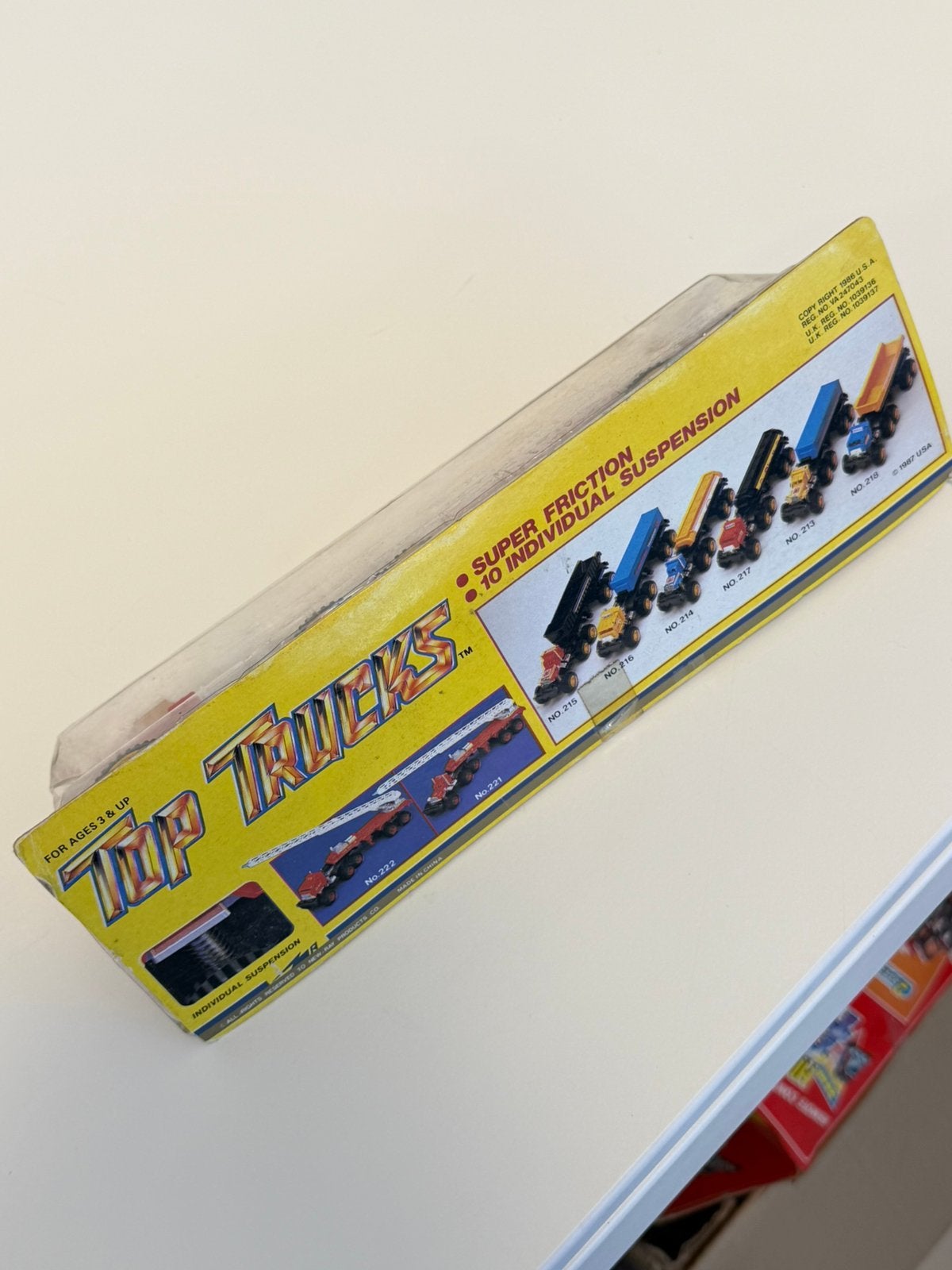 Vintage Top Trucks Brandweer Ladderwagen 1986 met Verpakking, Ophalen of Verzenden, Zo goed als nieuw