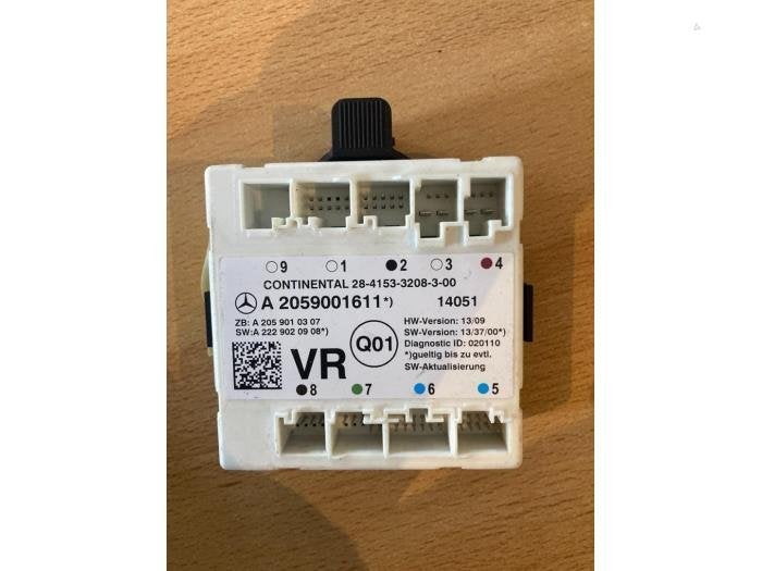 Module verrouillage central des portes d'un Mercedes C-Klass, 3 mois de garantie, Utilisé, -, -