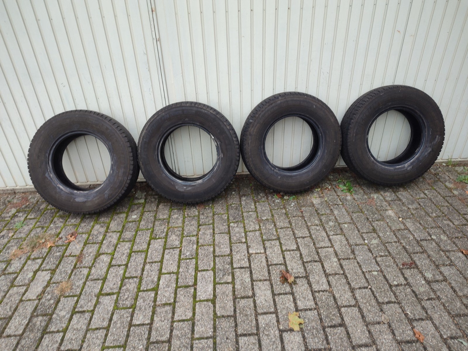 4 banden 225/75/16, Ophalen, Gebruikt, 16 inch, Band(en)