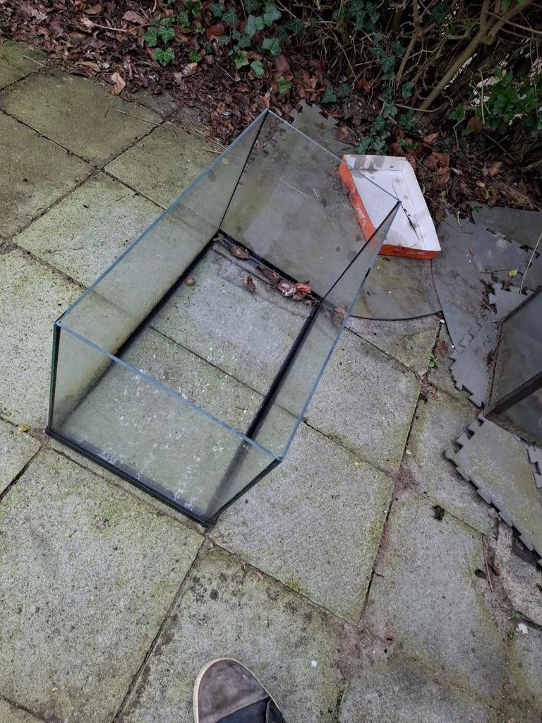 2 aquariums ene grote en ene klijne, Dieren en Toebehoren, Ophalen