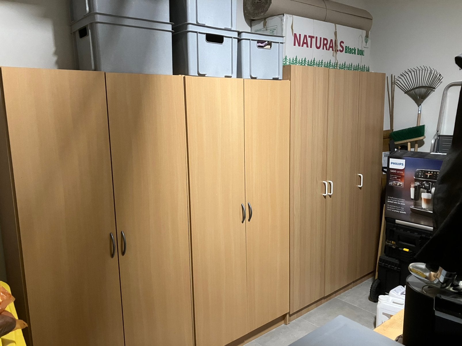 3 kasten ( 2x2 deuren en 1x3 deuren), Huis en Inrichting, Ophalen, Gebruikt