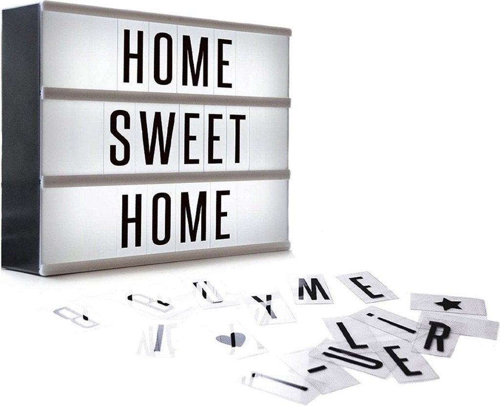 lightbox letterbak met licht, Blanc, Enlèvement, Comme neuf, Lampe