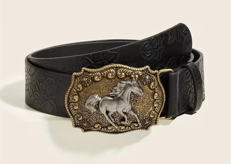 Retro Mode Riem Zakelijke Casual Western Zwart paart (Nieuw, Vêtements | Hommes, Enlèvement ou Envoi, Neuf, Noir, Ceinture