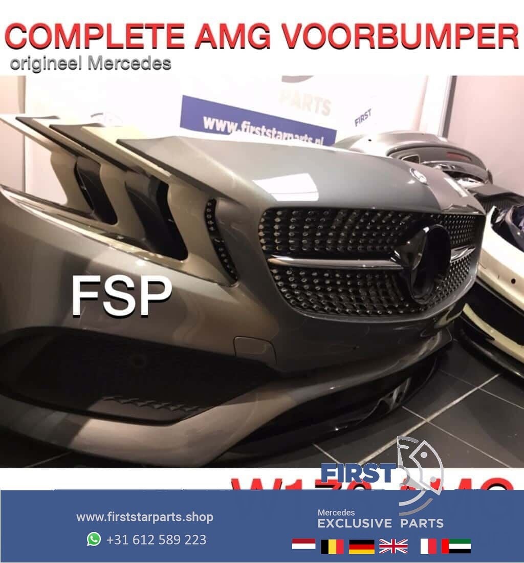 W176 FACELIFT AMG VOORBUMPER Mercedes A Klasse 2012-2018 COM, Utilisé, -, Avant, -