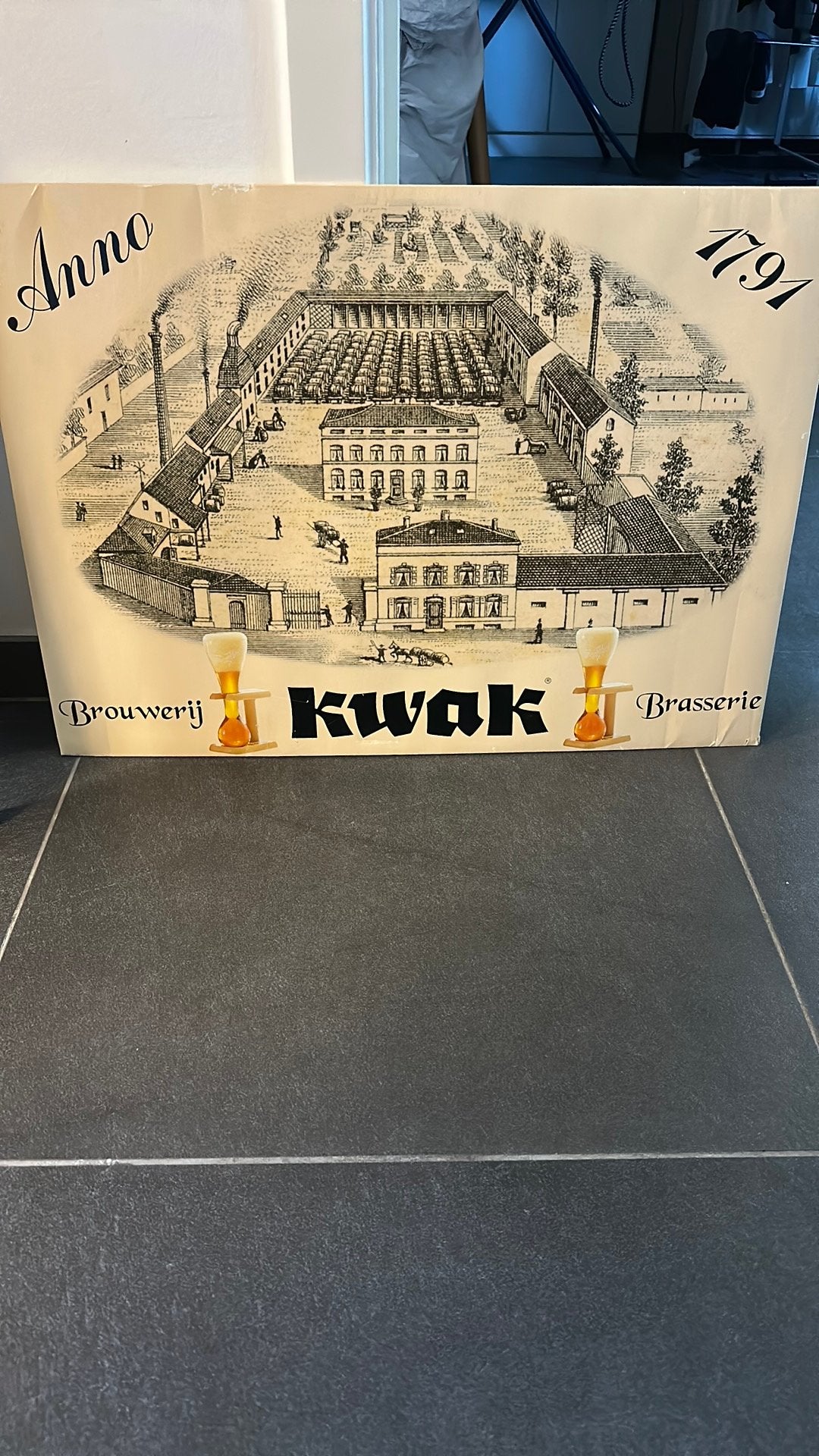 Kwak reclamebord, Verzamelen, Ophalen of Verzenden, Zo goed als nieuw, Reclamebord