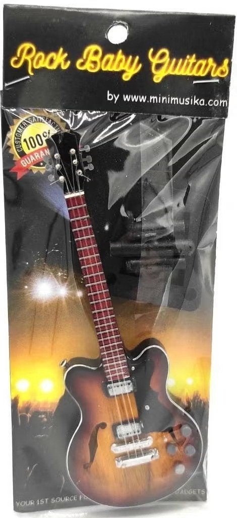 Baby miniatuur replica Gibson gitaar 15 cm - Joe Bonamassa, Ophalen of Verzenden, Nieuw