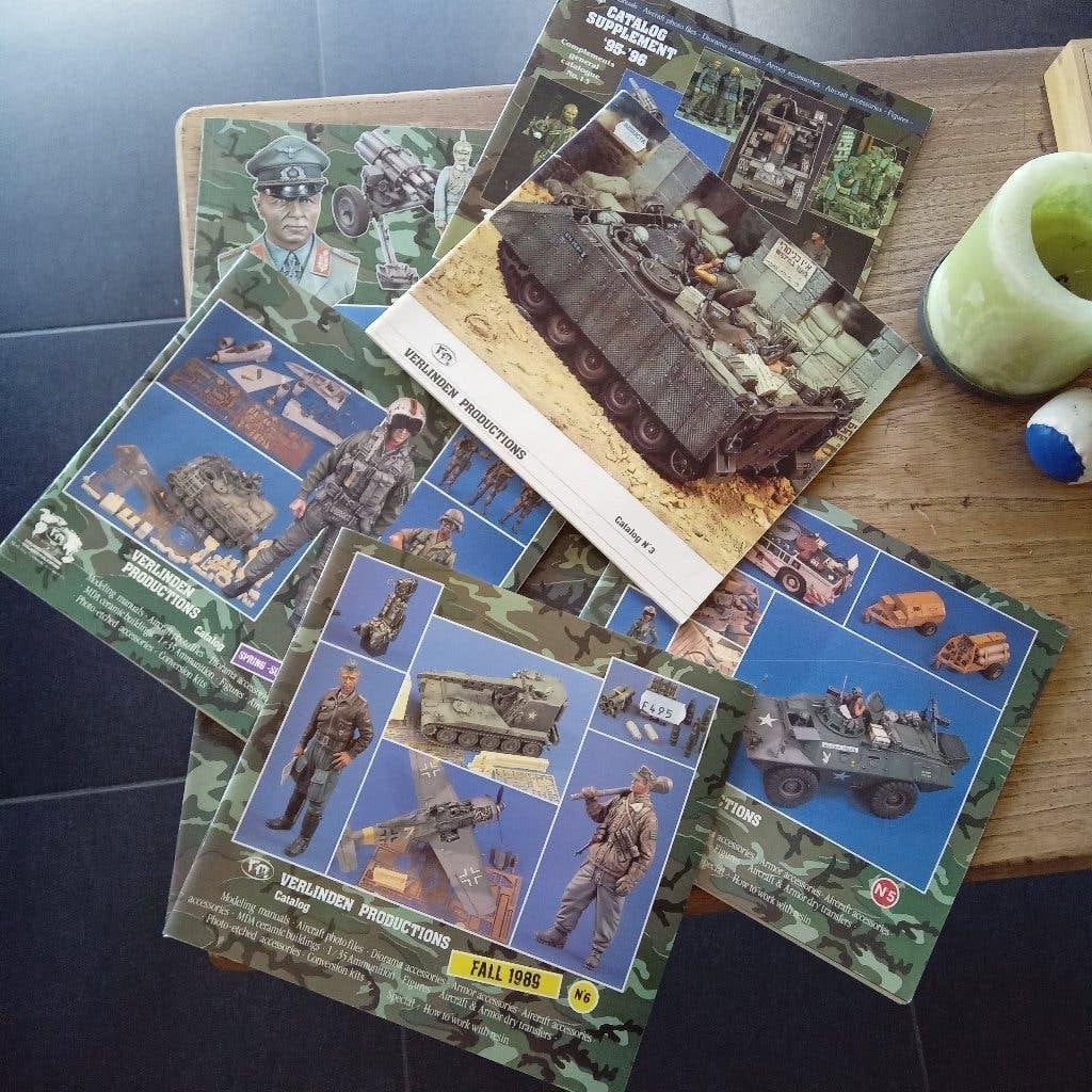 LOT 7 CATALOGES VERLINDEN/TAMIYA, Verzenden