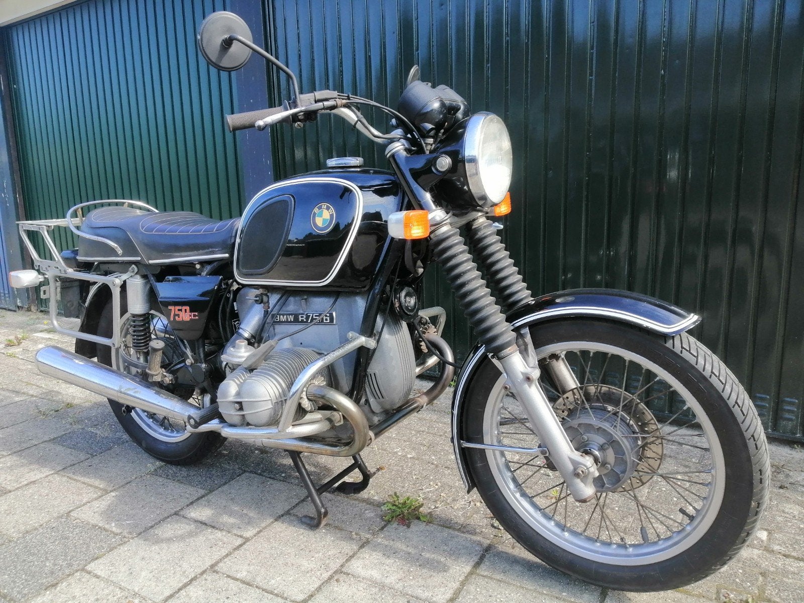 BMW R75 6 bj 1974 94.000km, Motoren, 750 cc, Cardan-aandrijving, 2 cilinders, Occasion