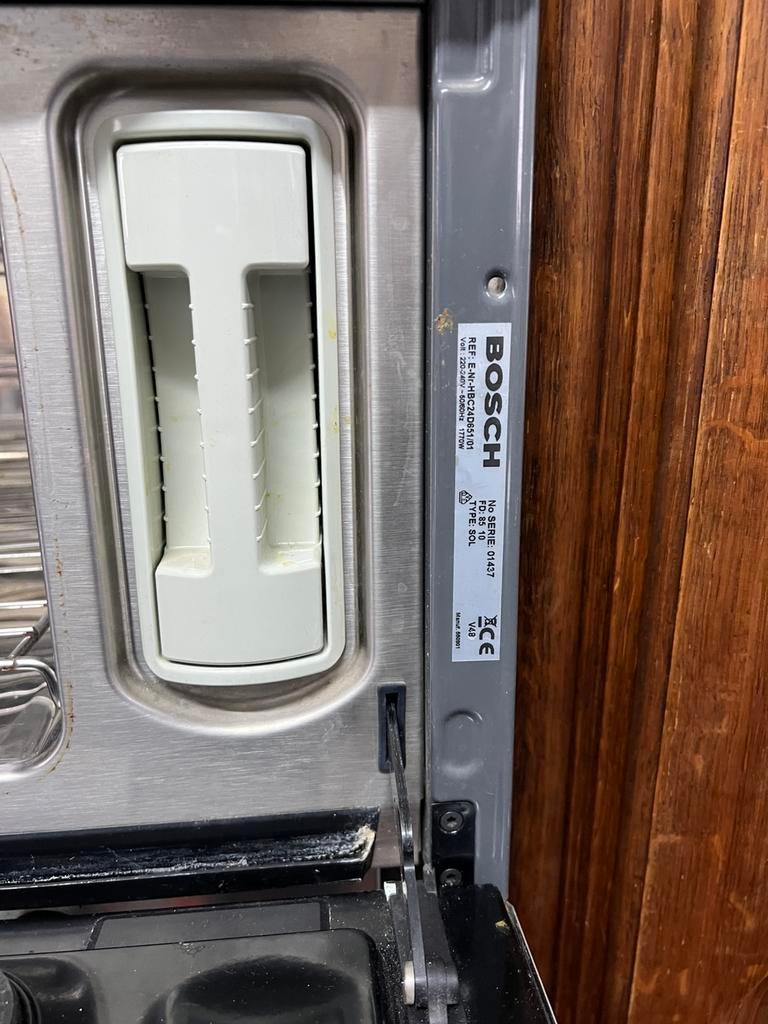Fours à  vapeur bosch inox, Ophalen, Zo goed als nieuw, Stoom