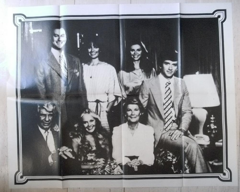 poster Dallas ( cast / Het grote Dallas-spel) ( jaren 80 ), Ophalen of Verzenden