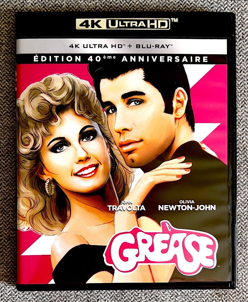 GREASE // 4KUHD // 2 BLURAY (Éd.40è Anniversaire) Comme Neuf, Avec suppléments, Enlèvement ou Envoi, Film, Allemand