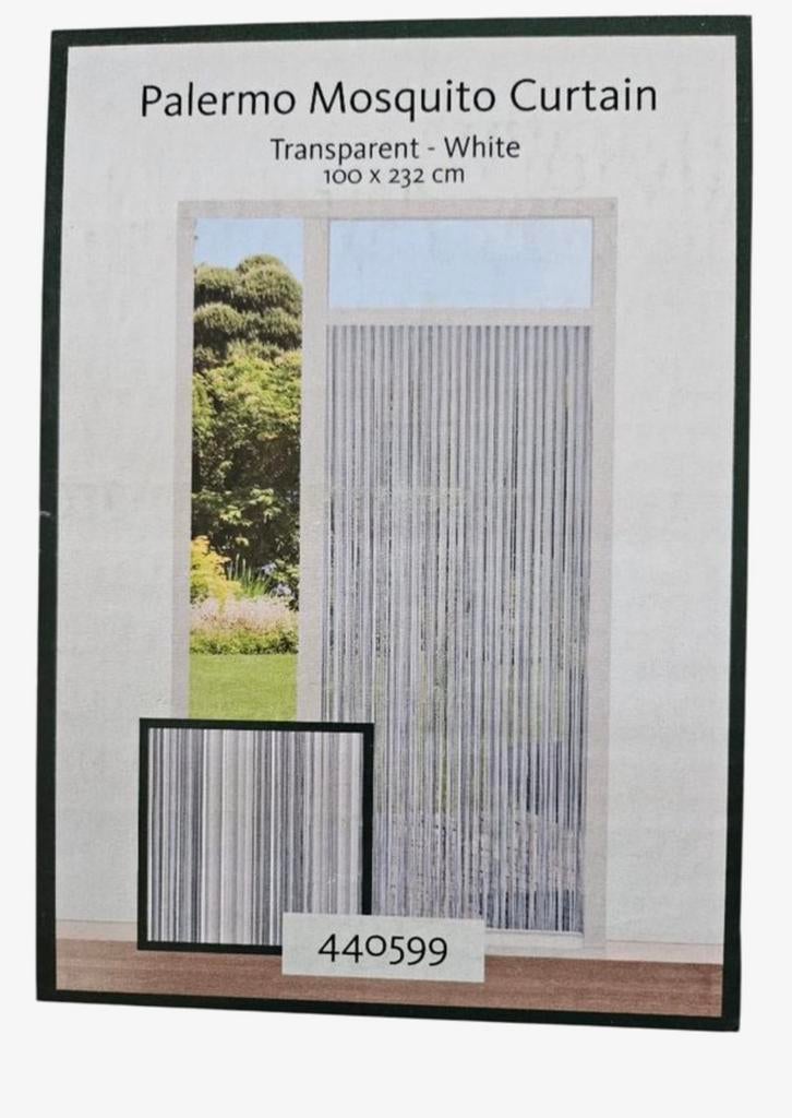 Sun-Arts Palermo deurgordijn 100x232 cm transparant en, Neuf, 100 à 150 cm, Enlèvement, 200 cm ou plus