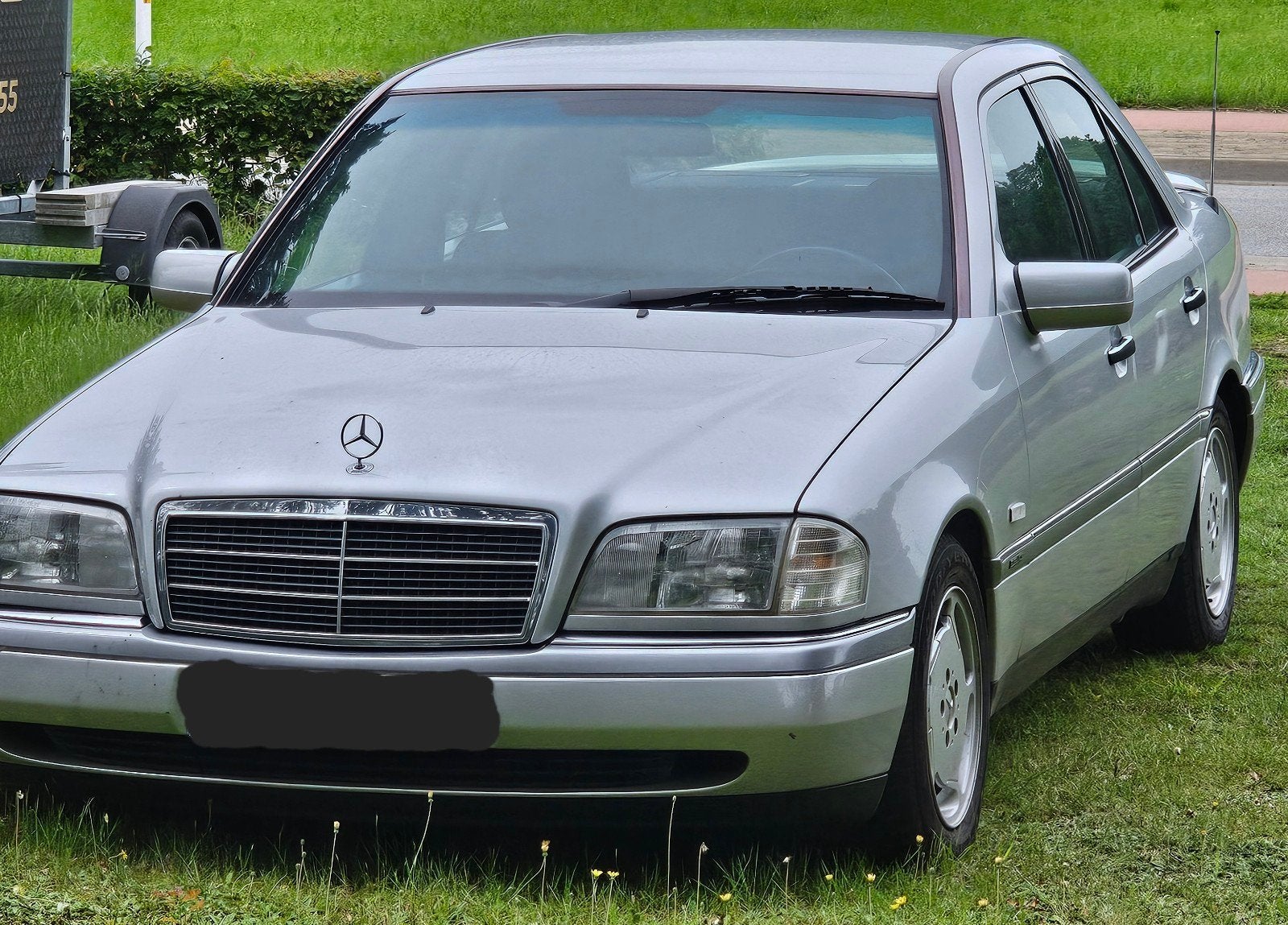 Mercedes c 180 benzine bj 1994 (airco) 146000 km oldtimer, Auto's, Particulier, Benzine, Te koop