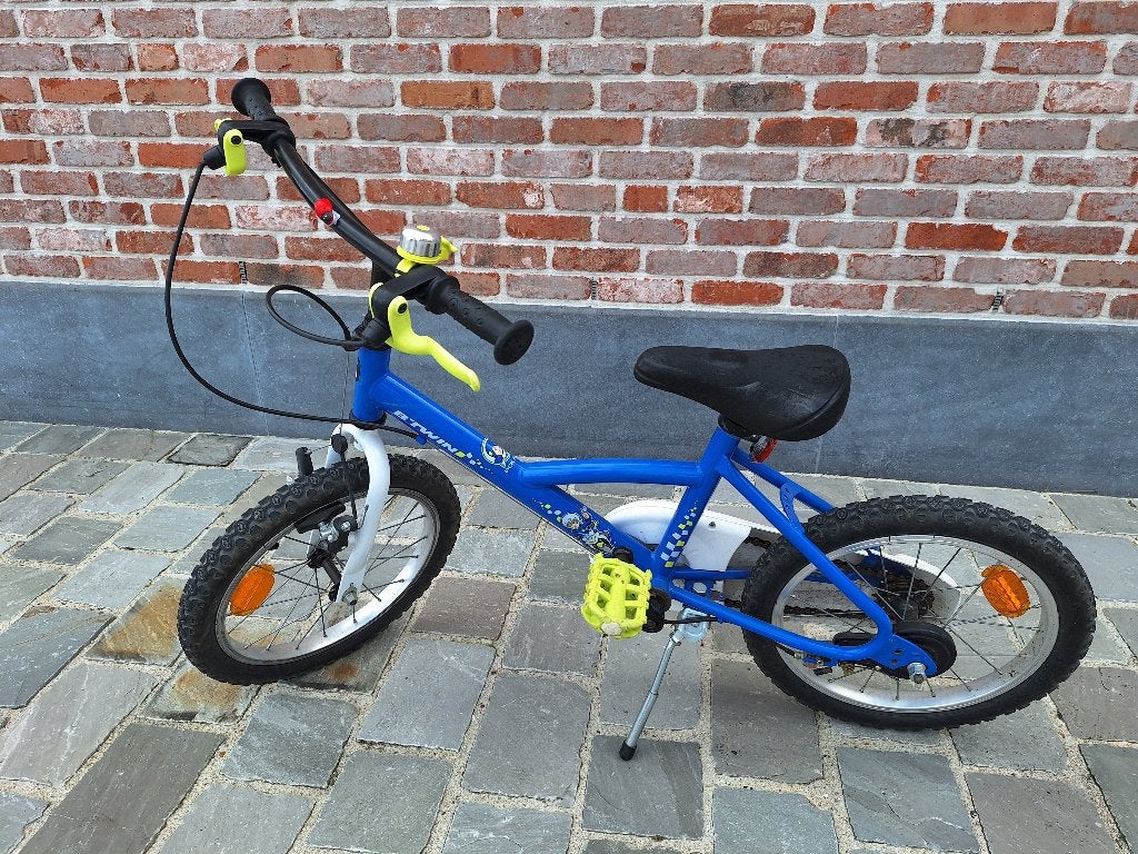 Jongensfiets 16 inch, Ophalen, Gebruikt, B-Twin, Handrem