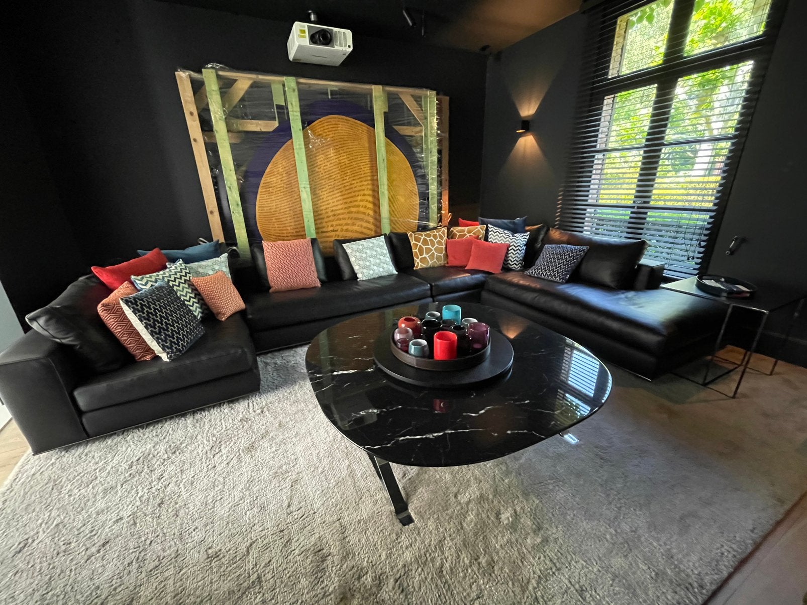 Minotti Hamilton u-zetel, Huis en Inrichting, Stoffering | Vloerbedekking, Ophalen, Zo goed als nieuw