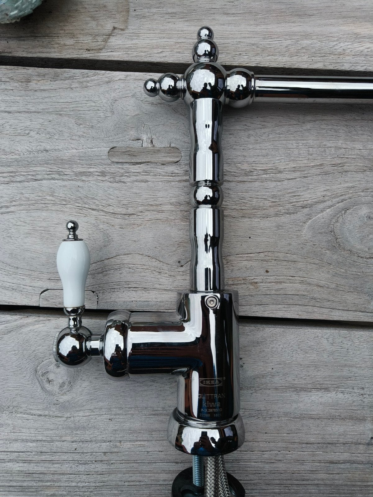 IKEA GLITTRAN keukenmengkraan, Bricolage & Construction, Sanitaire, Comme neuf, Autres types, Chrome, Enlèvement ou Envoi