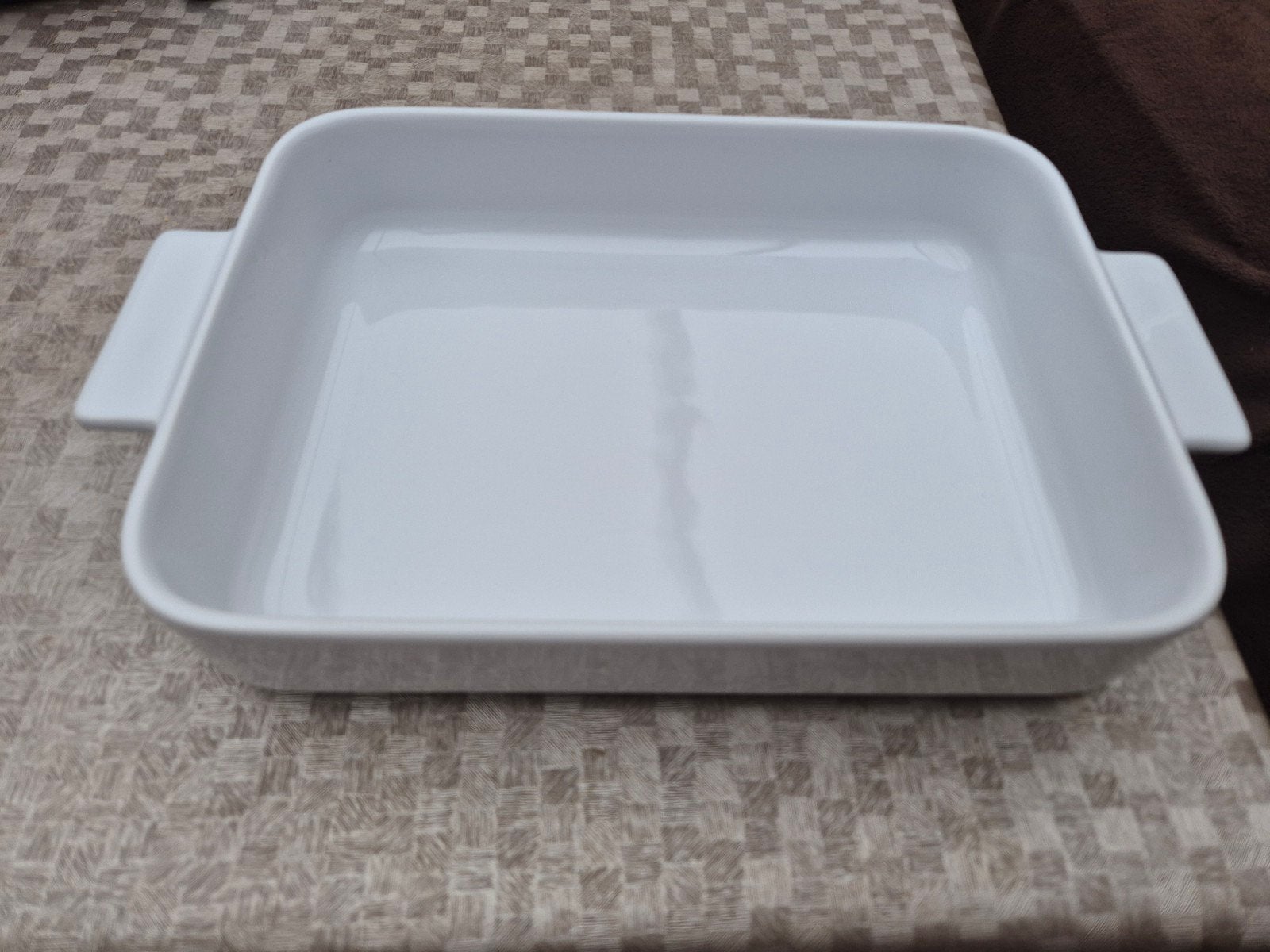 Ernesto witte ceramische ovenschotel in perfecte staat, Huis en Inrichting, Ophalen of Verzenden