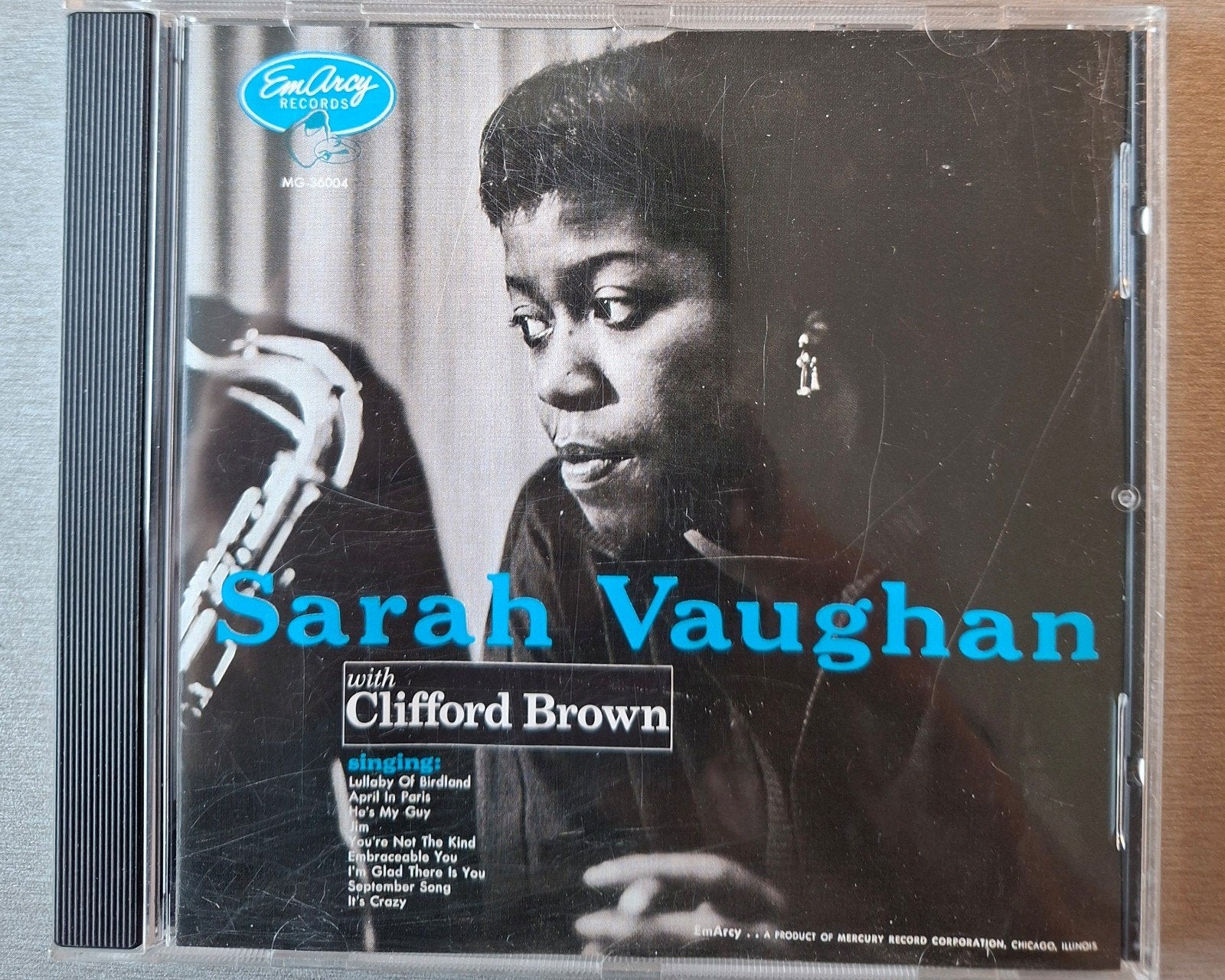 Cd. Sarah Vaughan with Clifford Brown (Remastered)., Ophalen of Verzenden, Remastered