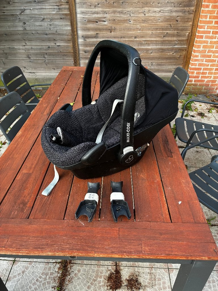 Maxi Cosi met bugaboo adapters en zonnescherm, Ophalen, Gebruikt, Overige typen