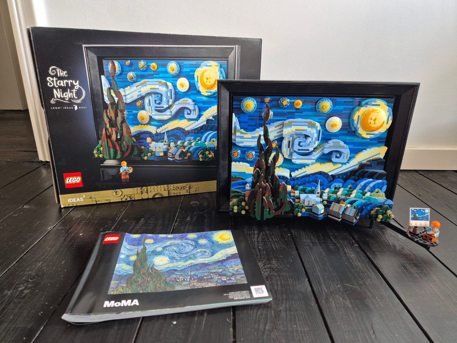 Legoset - Sterrennacht van Vincent Van Gogh, Ophalen, Inclusief instructies, Lego, Complete set