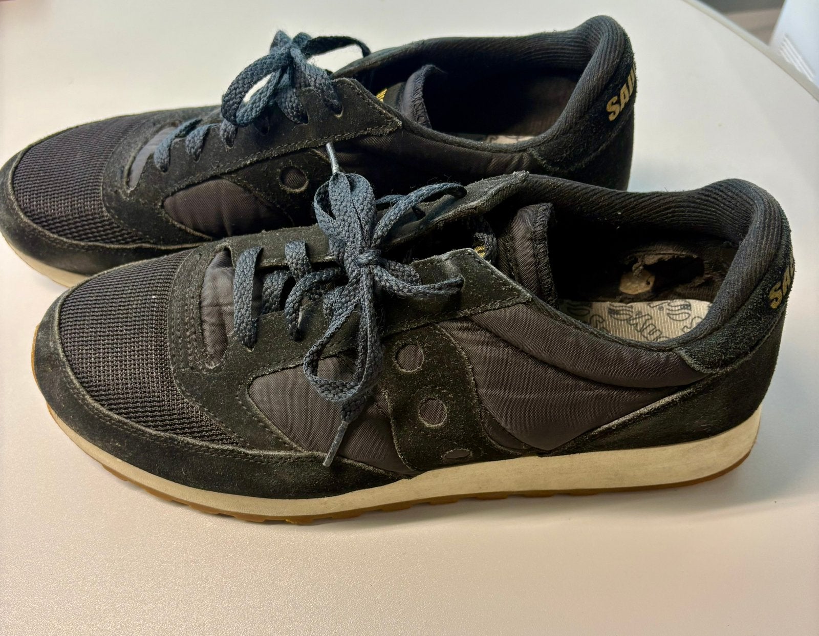 Zwarte sneakers van Saucony, Zwart, Ophalen of Verzenden, Zo goed als nieuw, Sneakers