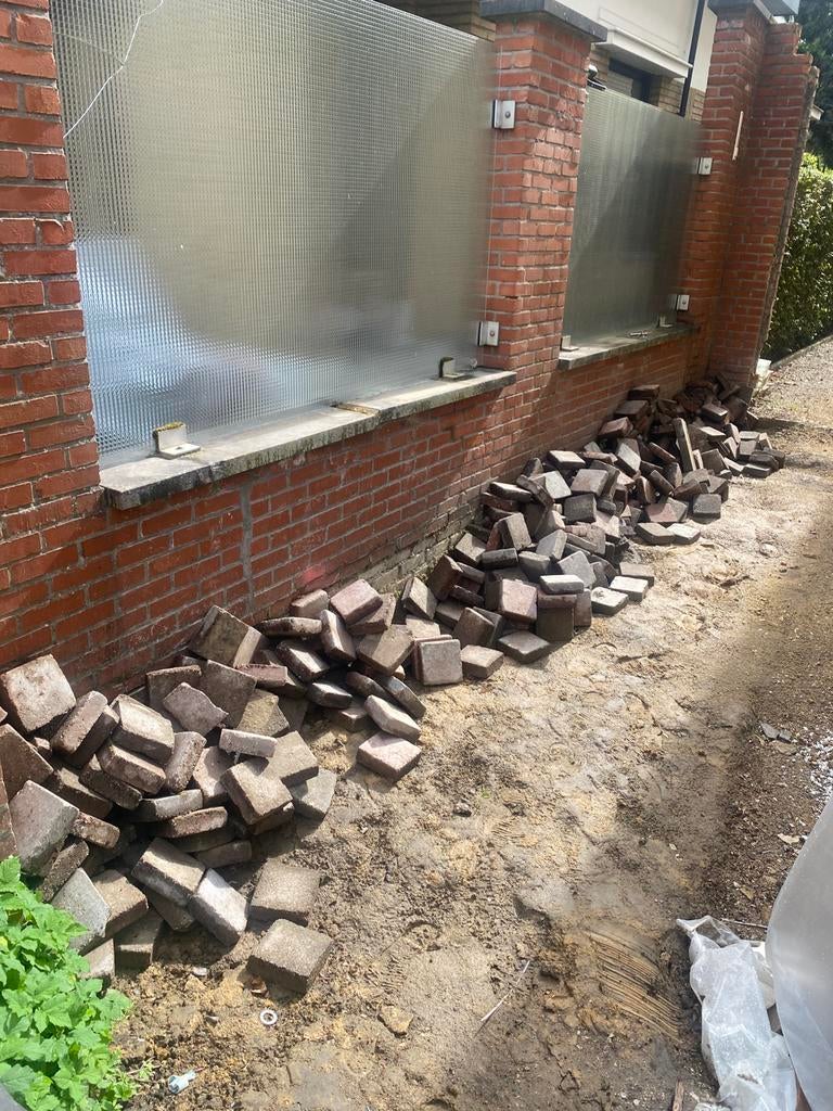 Betonstenen 10x10, Ophalen, Gebruikt, Overige typen