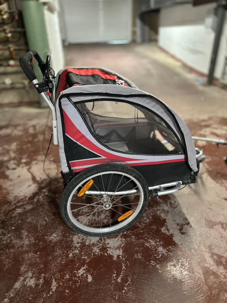 Remorque Velo en bon etat, Vélos & Vélomoteurs, Pliable, 20 à 40 kg, Enlèvement, Utilisé