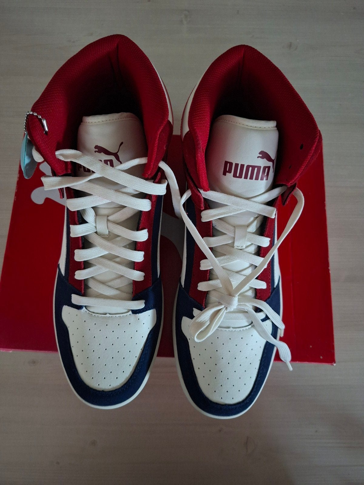 NIEUWE Hoge sneakers heren Puma maat 47, Ophalen, Puma, Wit, Nieuw