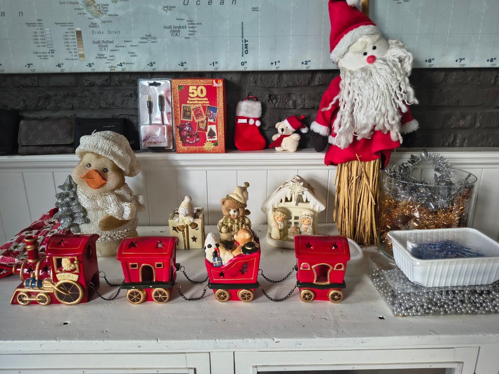 Kerstgerief, Diversen, Ophalen