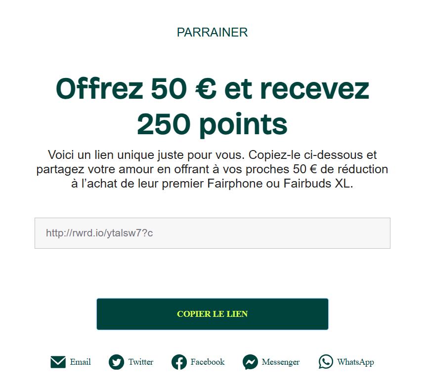 Fairphone 6 et Fairbuds XL - 50€ de réduction, Tickets & Billets, Une personne, Bon de réduction, Autres types