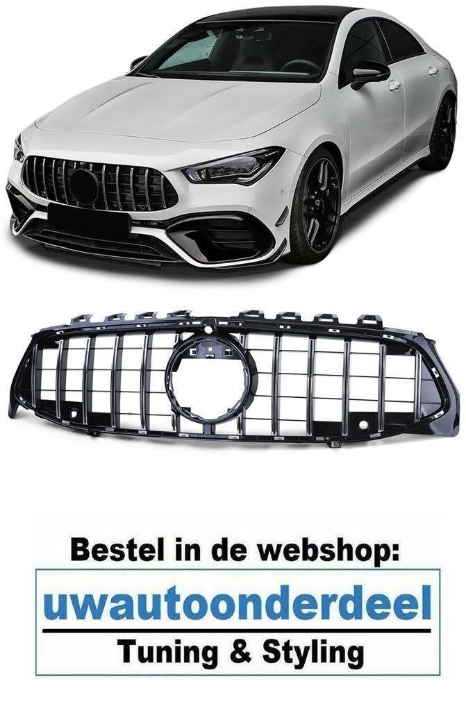Sport Grill Hoogglans Zwart Chrome Amg GT Look Voor CLA C118, Verzenden
