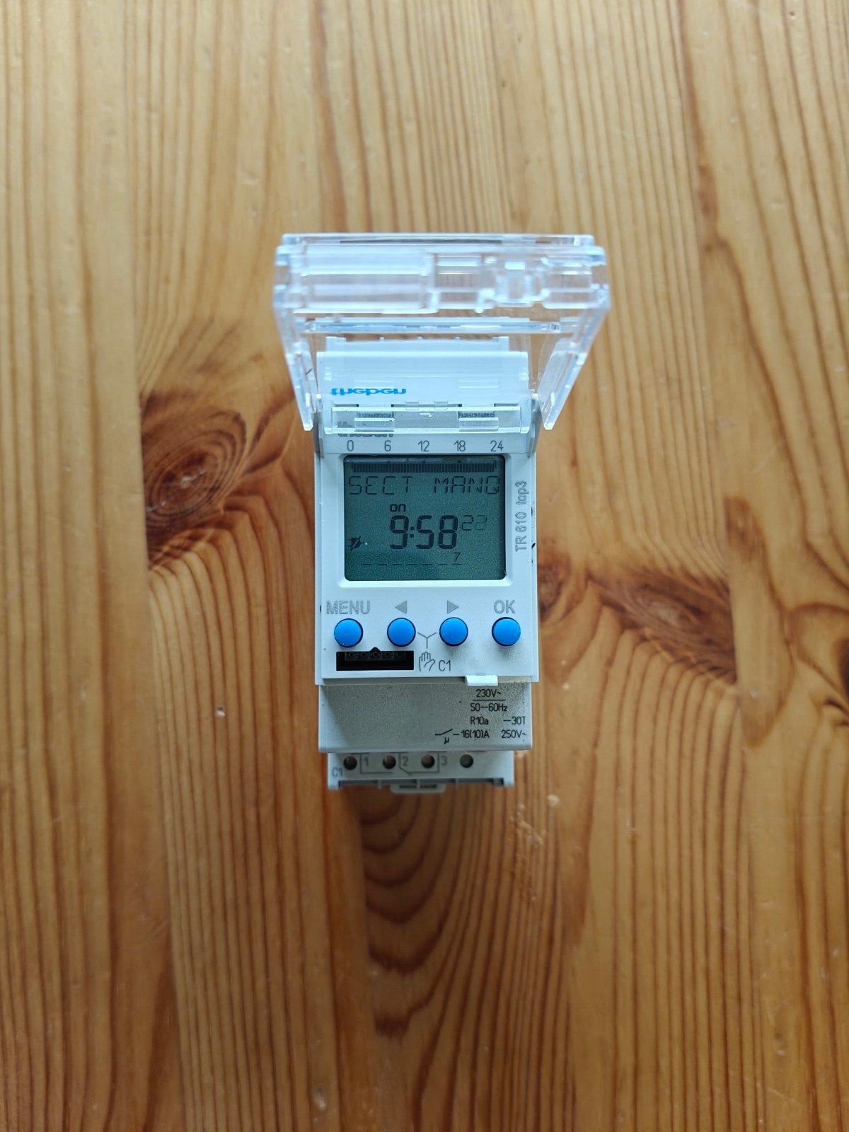 Theben TR 610 top3 230V digitale tijdschakelaar, Doe-het-zelf en Bouw, Thermostaten, Ophalen of Verzenden, Nieuw