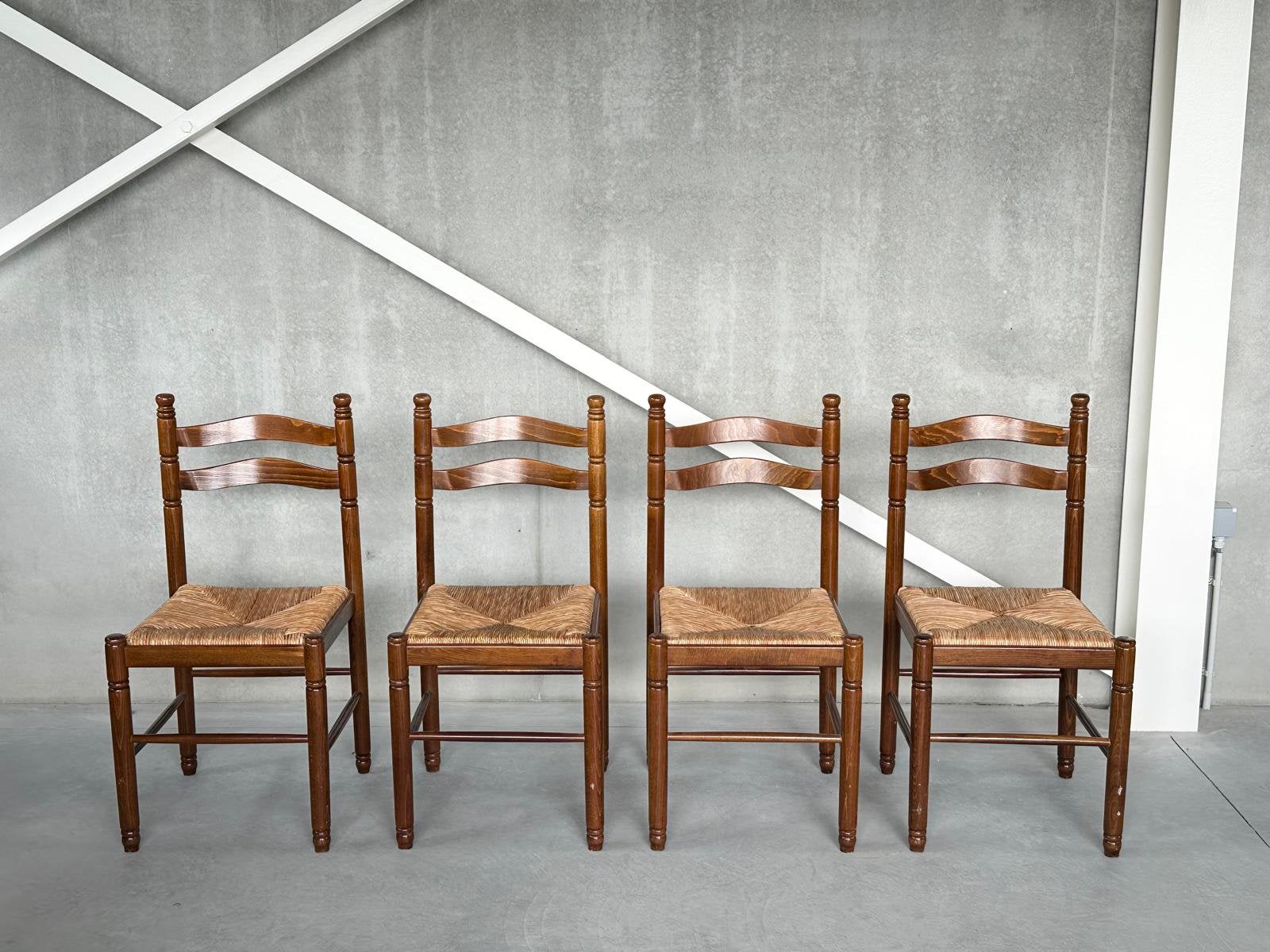 4x Scandinavische Eetkamerstoelen, Enlèvement