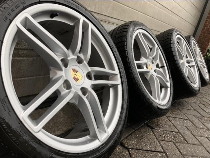 19 " Porsche Cayman S 987 982 981 718 Boxster velgen banden, Auto-onderdelen, 19 inch, Gebruikt, -, -