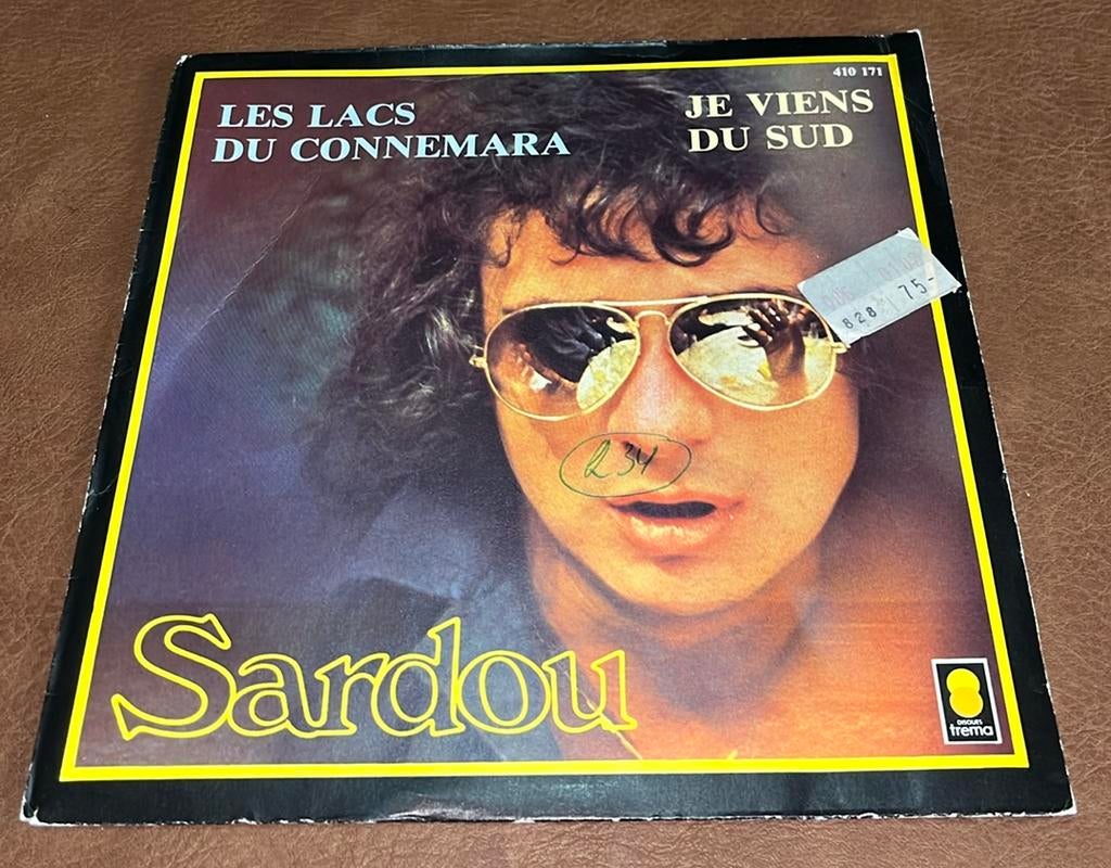 Michel Sardou ‎– Les Lacs Du Connemara - 7” vinyl single -FR, Enlèvement ou Envoi, Utilisé, Single